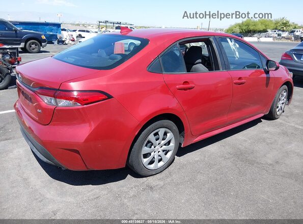 5YFEPMAE8MP186076 2021 TOYOTA COROLLA Red Задня права чверть
