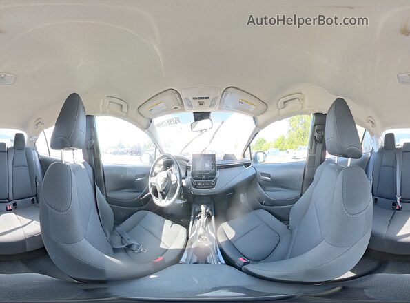 5YFEPMAE8MP210182 2021 TOYOTA COROLLA Silver Widok wnętrza 360 stopni