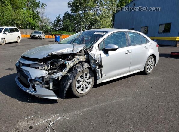 5YFEPMAE8MP210182 2021 TOYOTA COROLLA Silver Przód lewy