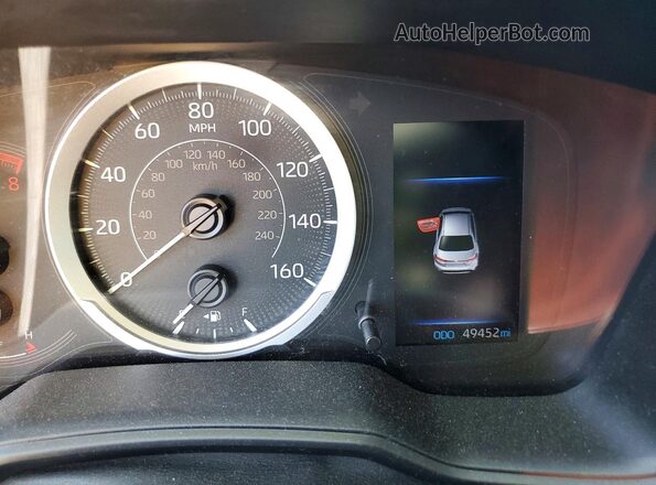 5YFEPMAE8NP305066 2022 TOYOTA COROLLA Gray Vista del cuadro de instrumentos