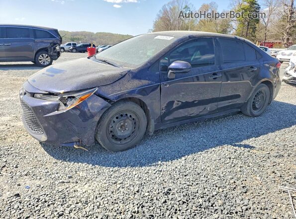 5YFEPMAE8NP321154 2022 TOYOTA COROLLA Blue წინა მარცხენა ხედი სამი მეოთხედიდან