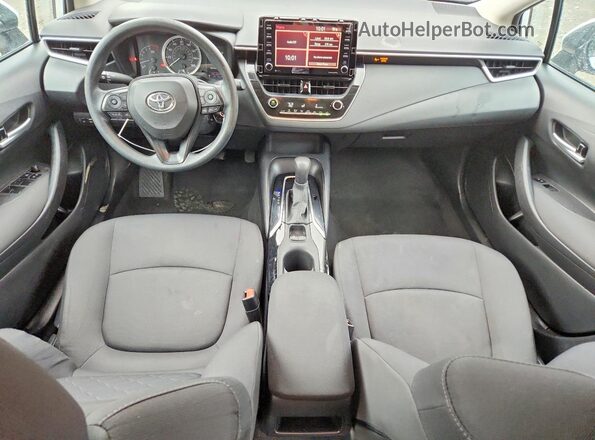 5YFEPMAE9MP185339 2021 TOYOTA COROLLA Белый Вид панели приборов