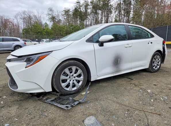 5YFEPMAE9MP185339 2021 TOYOTA COROLLA Белый Передняя левая четверть