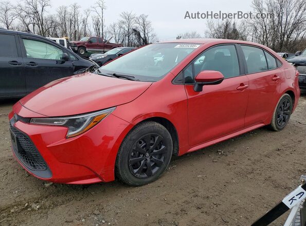 5YFEPMAE9MP254319 2021 TOYOTA LL Red წინა მარცხენა ხედი სამი მეოთხედიდან