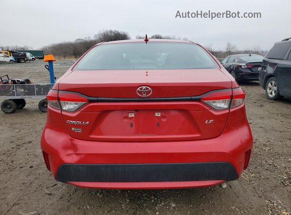 5YFEPMAE9MP254319 2021 TOYOTA LL Red უკანა ხედი