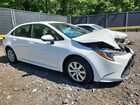 2022 Toyota Corolla Le White vin: 5YFEPMAE9NP298743