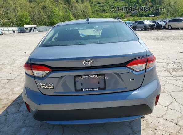 5YFEPMAE9NP312513 2022 TOYOTA COROLLA Blue Widok z tyłu