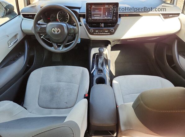 5YFEPMAEXMP173619 2021 TOYOTA COROLLA Blue Widok deski rozdzielczej