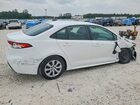 2021 Toyota Corolla Le White vin: 5YFEPMAEXMP221460