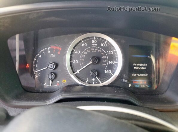 5YFEPMAEXMP254345 2021 TOYOTA COROLLA Черный Вид щитка приборов