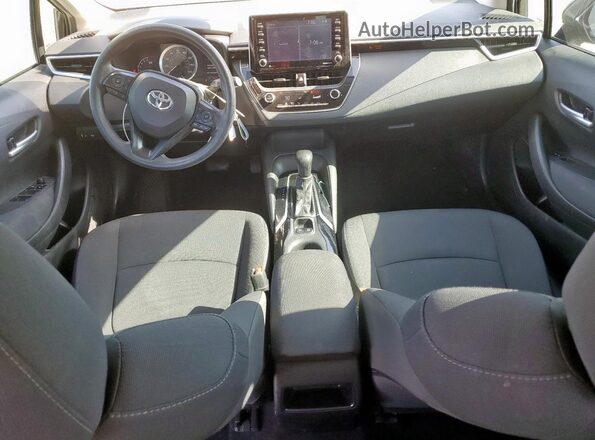 5YFEPMAEXMP254345 2021 TOYOTA COROLLA Черный Вид панели приборов
