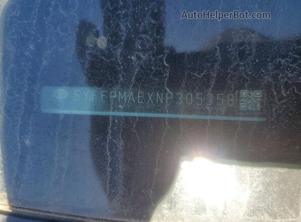 5YFEPMAEXNP305358 2022 TOYOTA LL Белый Вид подкапотного пространства