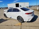 2022 Toyota Corolla Le White vin: 5YFEPMAEXNP360005