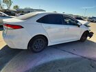 2022 Toyota Corolla Le White vin: 5YFEPMAEXNP360005