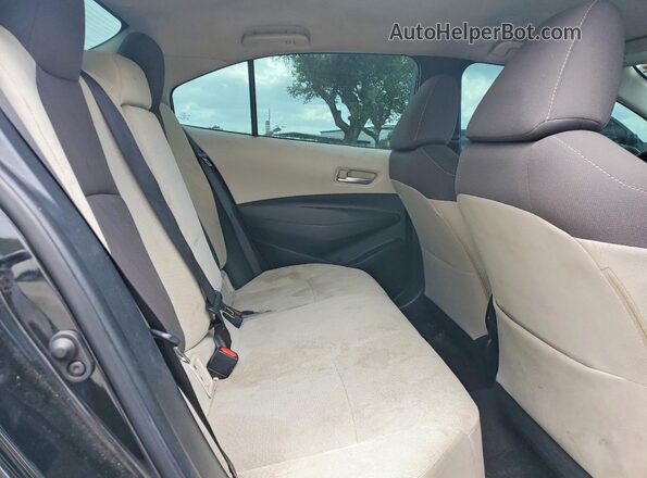 5YFEPRAE1LP064798 2020 TOYOTA COROLLA Black Rear seats view