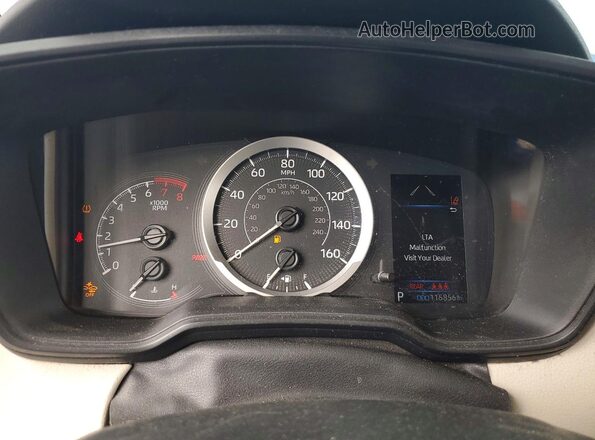 5YFEPRAE1LP064798 2020 TOYOTA COROLLA Black Instrument cluster view