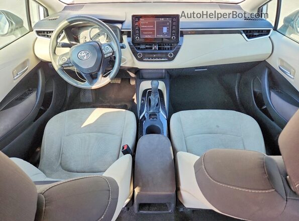 5YFEPRAE2LP062302 2020 TOYOTA LL White Widok deski rozdzielczej