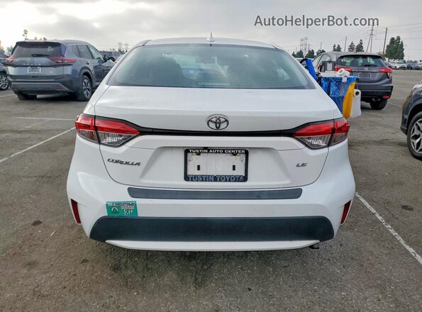 5YFEPRAE2LP070142 2020 TOYOTA COROLLA White Հետևի տեսք