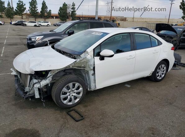 5YFEPRAE2LP070142 2020 TOYOTA COROLLA White Առջևի ձախ երեք քառորդ տեսարան