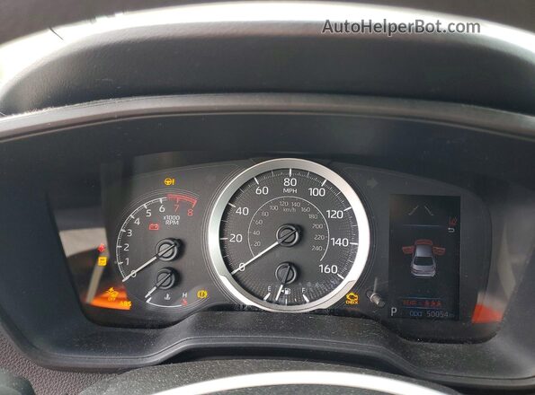 5YFEPRAE2LP070142 2020 TOYOTA COROLLA White Սարքավորումների վահանակի տեսք