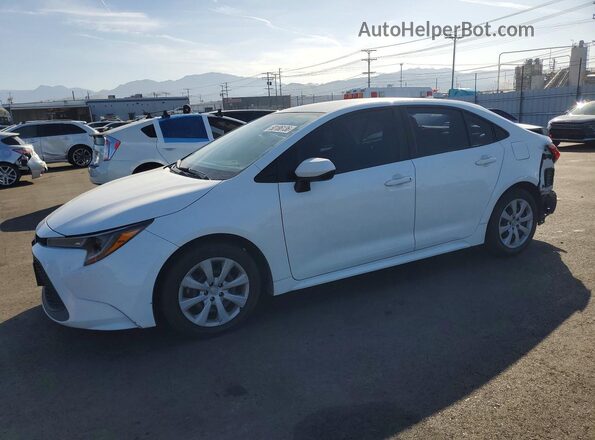 5YFEPRAE2LP115354 2020 TOYOTA COROLLA White წინა მარცხენა ხედი სამი მეოთხედიდან