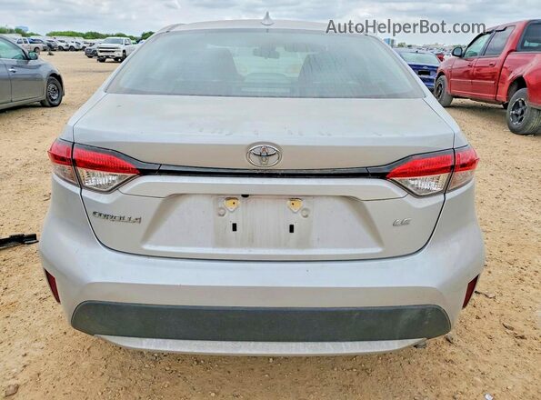 5YFEPRAE2LP129156 2020 TOYOTA COROLLA Silver Вид ззаду