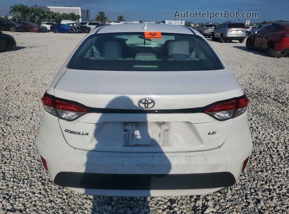 5YFEPRAE3LP010919 2020 TOYOTA COROLLA White უკანა ხედი