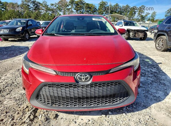 5YFEPRAE3LP103729 2020 TOYOTA COROLLA Red წინა ხედი