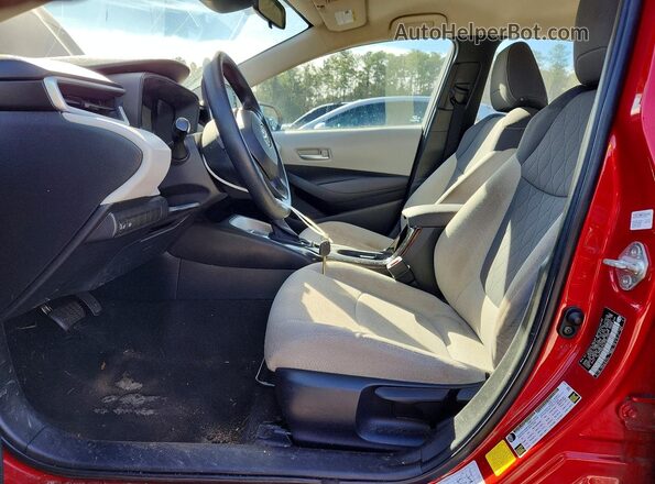 5YFEPRAE3LP103729 2020 TOYOTA COROLLA Red წინა სალონის ხედი
