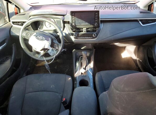 5YFEPRAE4LP034047 2020 TOYOTA COROLLA Maroon Widok deski rozdzielczej