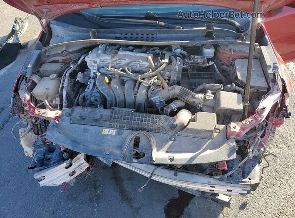 5YFEPRAE4LP034047 2020 TOYOTA COROLLA Maroon Widok wnętrza z tyłu