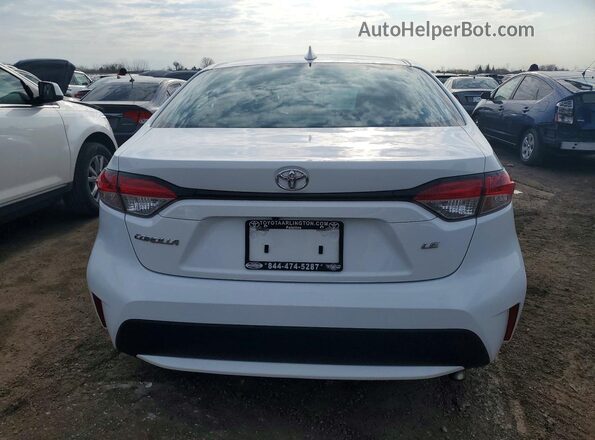 5YFEPRAE4LP104341 2020 TOYOTA COROLLA White Widok z tyłu