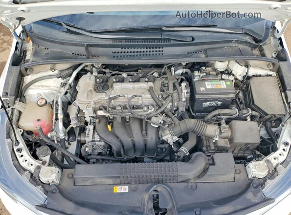 5YFEPRAE4LP104341 2020 TOYOTA COROLLA White Widok wnętrza z tyłu