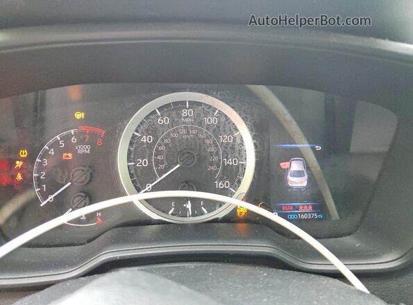 5YFEPRAE5LP117518 2020 TOYOTA COROLLA White ხელსაწყოთა პანელის ხედი