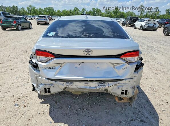 5YFEPRAE6LP005620 2020 TOYOTA COROLLA Silver Вид ззаду