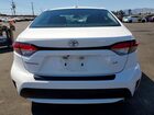 2020 Toyota Corolla Le White vin: 5YFEPRAE6LP042263