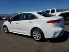2020 Toyota Corolla Le White vin: 5YFEPRAE6LP042263
