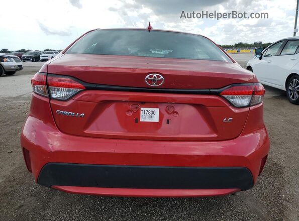 5YFEPRAE7LP056043 2020 TOYOTA COROLLA Red 