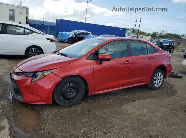 5YFEPRAE7LP056043 2020 TOYOTA COROLLA Red 