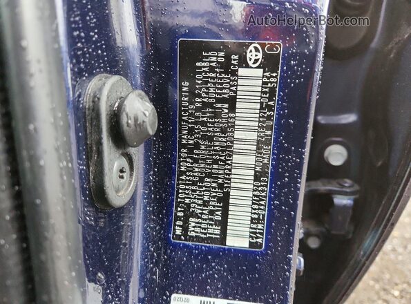 5YFEPRAE7LP085168 2020 TOYOTA COROLLA Синий Вид подкапотного пространства
