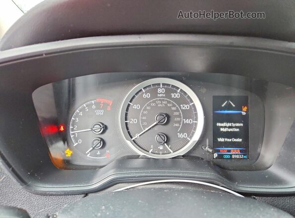 5YFEPRAE7LP085168 2020 TOYOTA COROLLA Синий Вид щитка приборов
