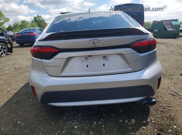 5YFEPRAE9LP031287 2020 TOYOTA COROLLA Silver Vista trasera