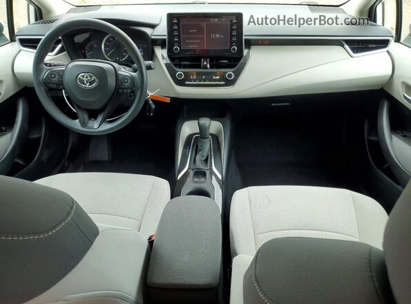 5YFEPRAE9LP140915 2020 TOYOTA COROLLA Белый Вид панели приборов