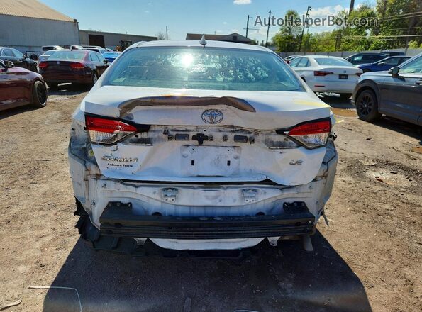 5YFEPRAEXLP036613 2020 TOYOTA COROLLA White უკანა ხედი
