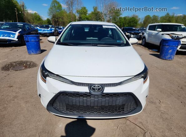 5YFEPRAEXLP036613 2020 TOYOTA COROLLA White წინა ხედი