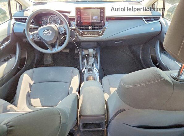 5YFEPRAEXLP036613 2020 TOYOTA COROLLA White წინა პანელის ხედი
