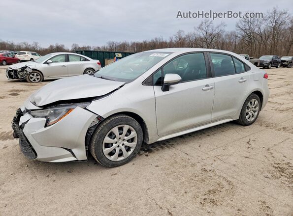 5YFEPRAEXLP079722 2020 TOYOTA COROLLA Silver Vista tres cuartos delantera izquierda