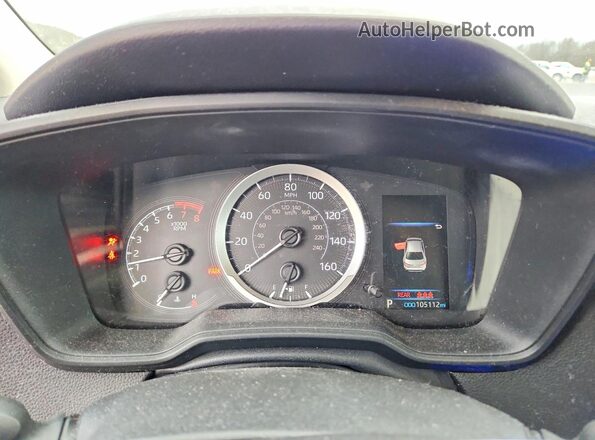 5YFEPRAEXLP079722 2020 TOYOTA COROLLA Silver Vista del cuadro de instrumentos