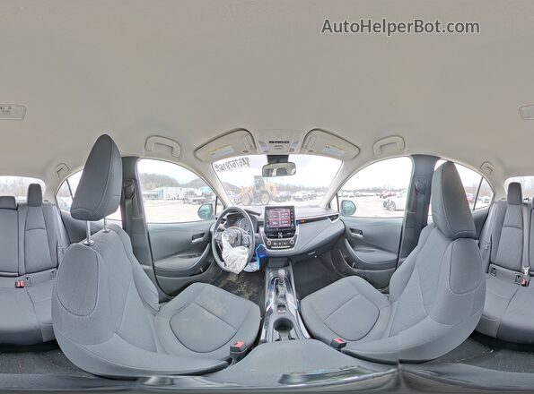 5YFEPRAEXLP079722 2020 TOYOTA COROLLA Silver Vista de la etiqueta del VIN