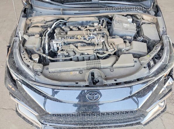 5YFM4MCE5NP113055 2022 TOYOTA COROLLA Черный Вид задней части салона
